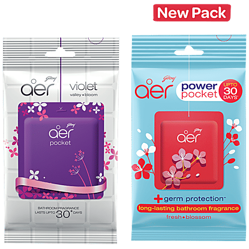 Buy Godrej Aer Pocket Bathroom Fragrance Violet Valley Bloom 10 Gm