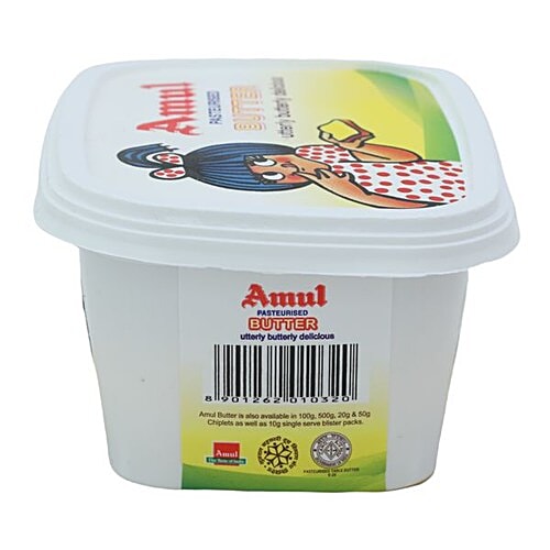 Amul Butter - Pasteurised, 200 g Tub 
