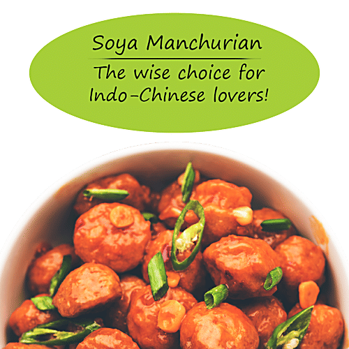 bb Popular Soya Chunks, 500 g Pouch High in Fiber & Protein