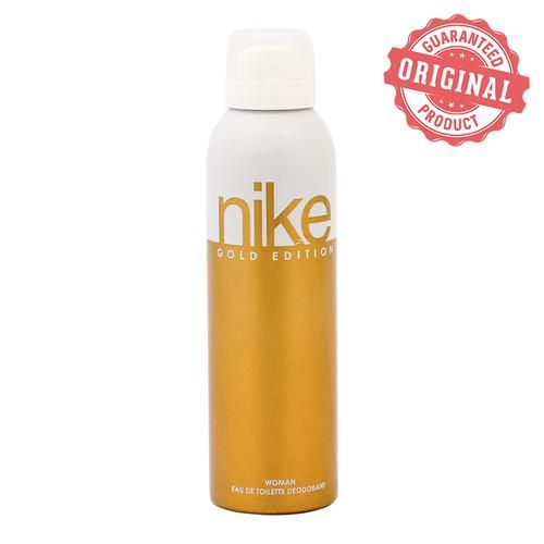 Chemie Jasje Makkelijk te gebeuren Buy Nike Deo - Gold Edition Woman 200 ml Online at Best Price. of Rs 369 -  bigbasket