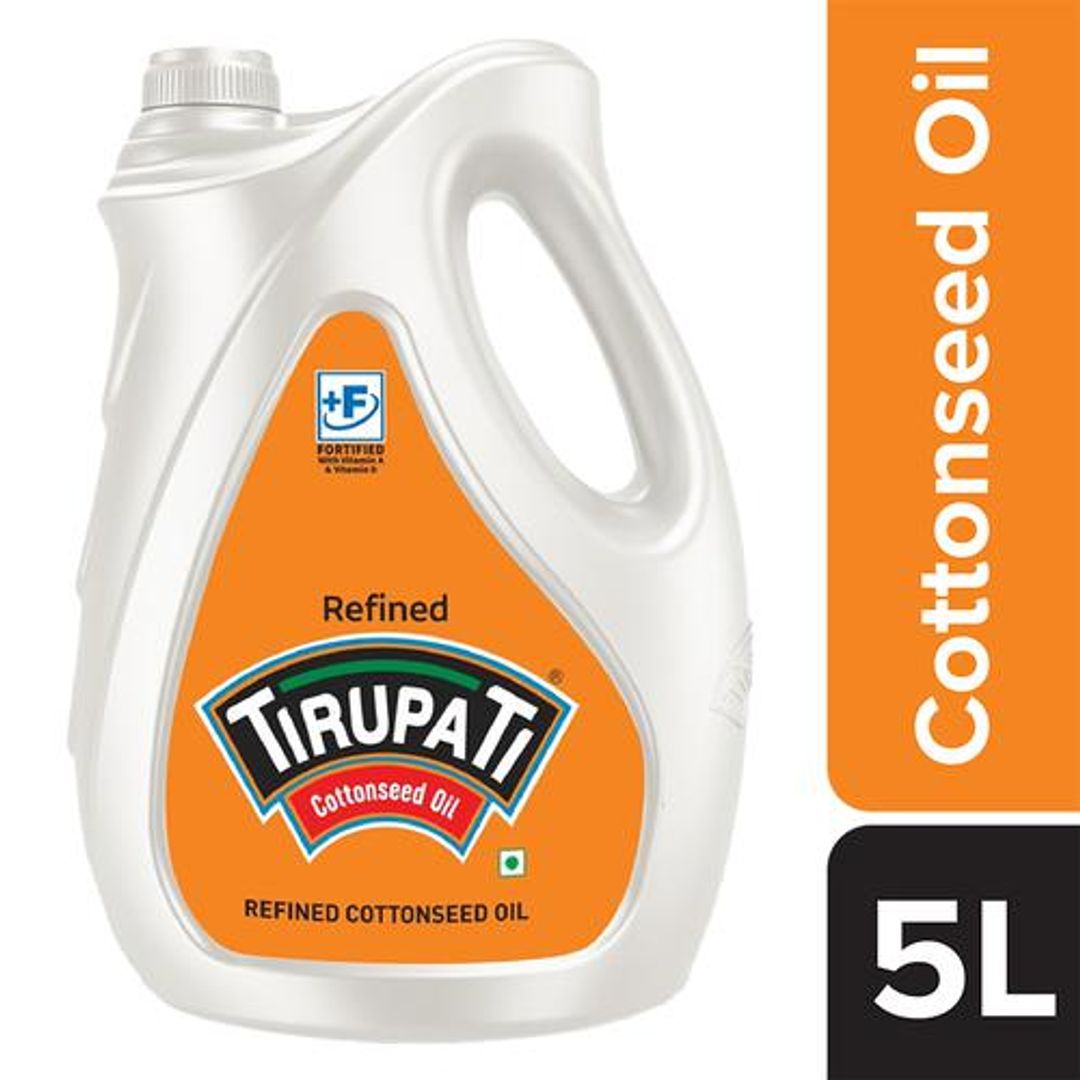 Tirupati Cotton Seed Oil, 5 L 