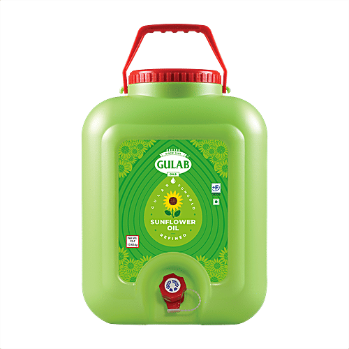Buy Gulab Refined Sunflower Oil 15 Ltr Jar Online at the Best Price of