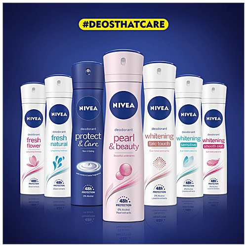 Nivea Fresh Flower Women Deodorant - Long Lasting Freshness & 48h Protection, 150 ml  