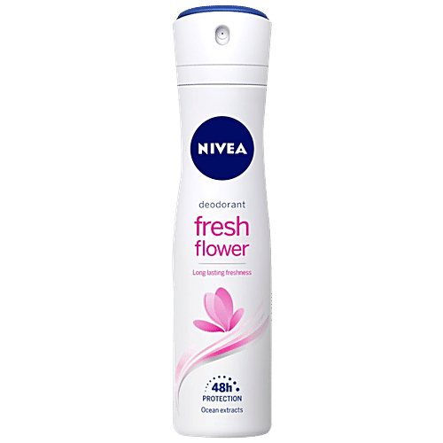 Nivea Fresh Flower Women Deodorant - Long Lasting Freshness & 48h Protection, 150 ml  