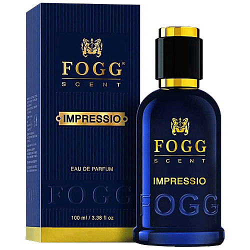 Fogg  Impressio Scent Eau De Parfum Men’s Perfume - Long-lasting Fresh & Soothing Fragrance, 100 ml  