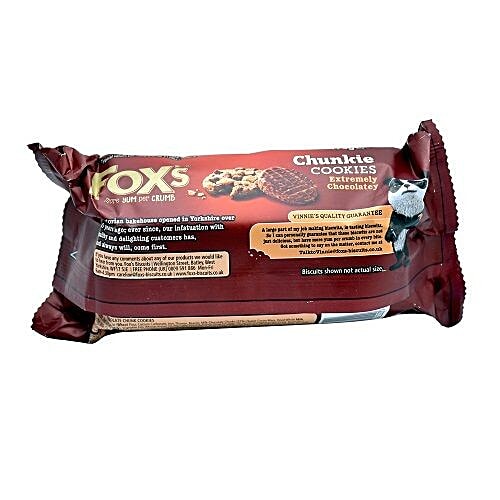 Fox'S Chunky Cookies - Extremely Chocolate, 180 g  