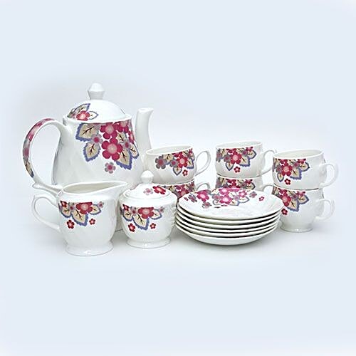 Buy Bharat BP Tea Set Flower Series Tara Online at Best Price of Rs null bigbasket