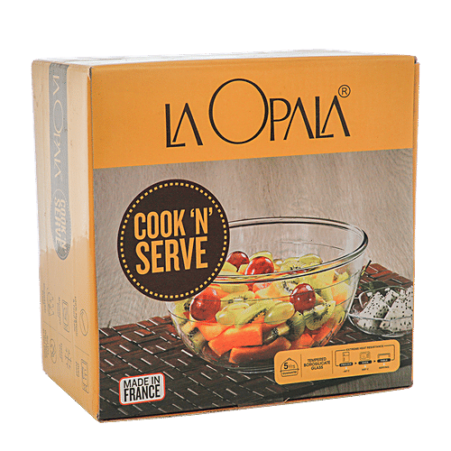 LaOpala Borosilicate Tempered Glass Mixing Bowl, 1 pc  