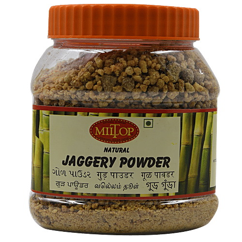 Miltop Jaggery/Gur - Powder, 500 g  