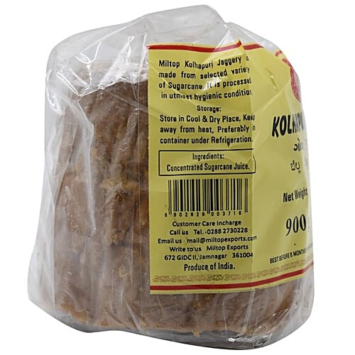 Miltop Kolhapuri Jaggery/Gur, 900 g  