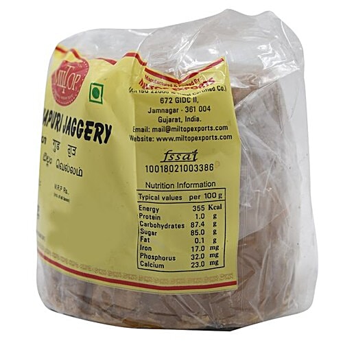 Miltop Kolhapuri Jaggery/Gur, 900 g  