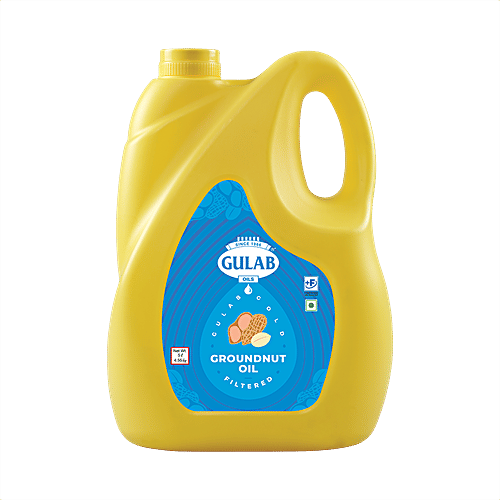 Buy Gulab Double Filtered Groundnut Oil 5 Ltr Jar Online at the Best