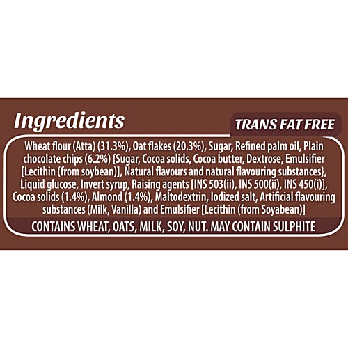 Sunfeast Farmlite Biscuit - Cookies - Oats & Chocolate, 150 g  No Maida, No Trans Fat & Cholesterol