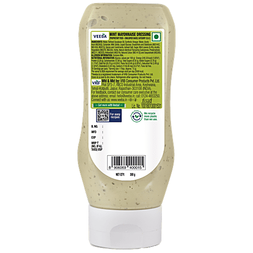 Veeba Mint Mayonnaise Dressing, 300 g  