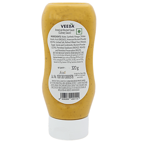 Veeba Sauce - American Mustard, 310 g  