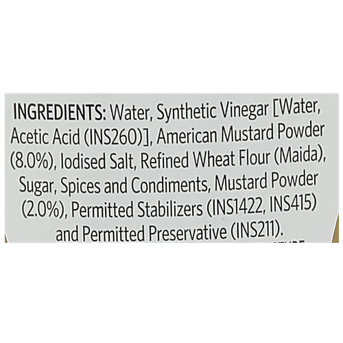 Veeba Sauce - American Mustard, 310 g  