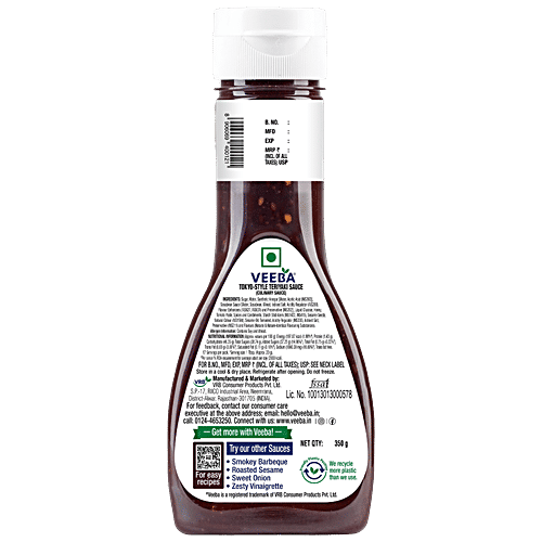 Veeba Tokyo-Style Teriyaki Sauce, 350 g  Tokyo-Style
 Stir Fry-Dip-Marinade