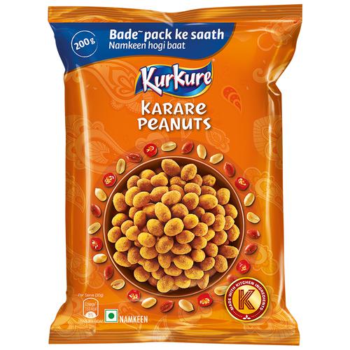 Buy Kurkure Namkeen Karare Peanut 200 Gm Online at the Best Price