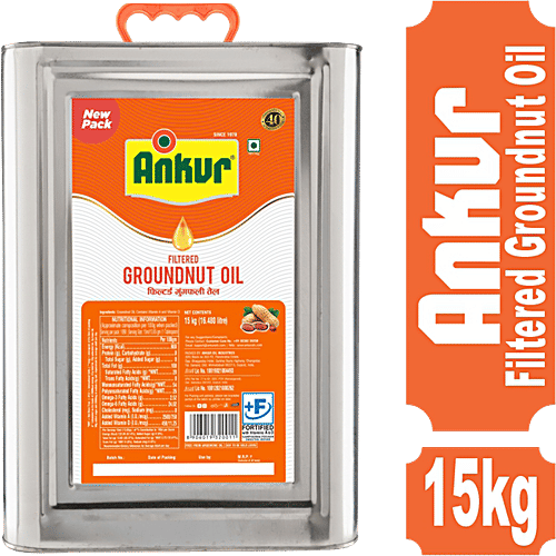 Buy Ankur Ground Nut Oil 15 Kg Tin Online at the Best Price of Rs 3030.