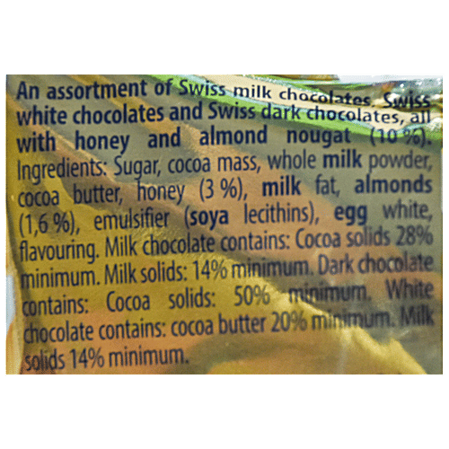 Toblerone Tiny Swiss Mixed Chocolate - Honey & Almond Nougat, 272 g Bag