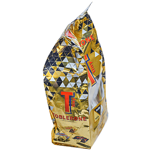 Toblerone Tiny Swiss Mixed Chocolate - Honey & Almond Nougat, 272 g Bag