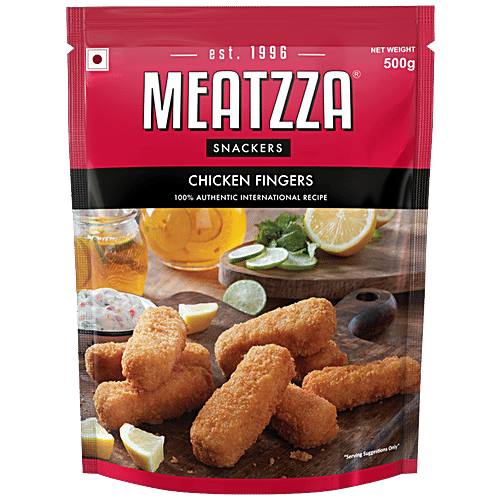 Meatzza Chicken - Finger, 500 g  Authentic International Recipe