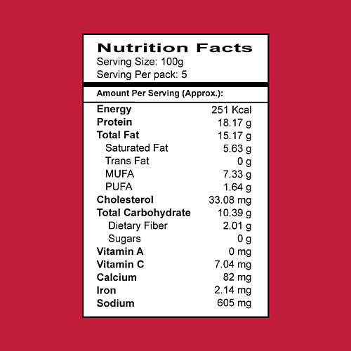 Meatzza Chicken - Seek Kabab, 500 g  