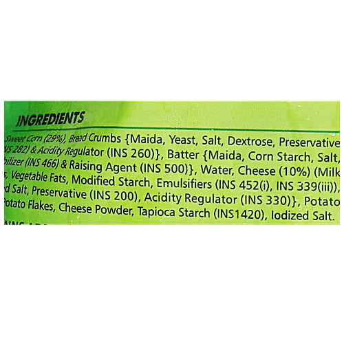 Yummiez Cheese Corn Nugget, 400 g  