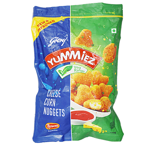 Yummiez Cheese Corn Nugget, 400 g  