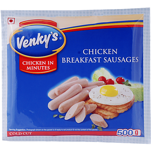 Buy Venkys Chicken Breakfast Sausages 500 Gm Online at the Best Price
