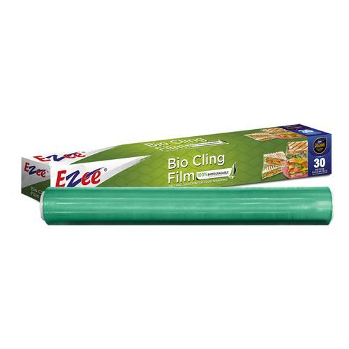 Ezee  Biodegradable Cling Shrinkwrap 12" Width, 30 mtrs  