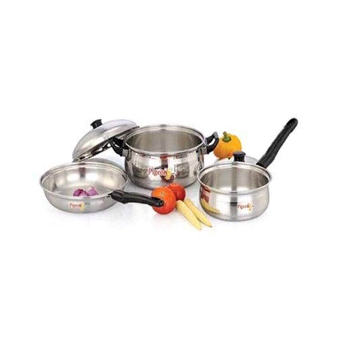 Buy Pigeon Cookware Set Dx 5 Pcs Online at the Best Price of Rs null