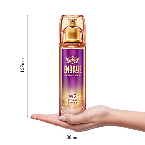Engage W2 Perfume Spray - For Women, Floral & Fruity Fragrance, 120 ml  