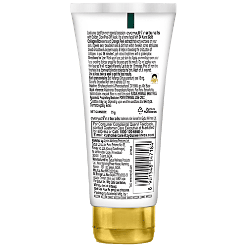 Everyuth Naturals Golden Glow Peel-off Mask, 25 g Tube 