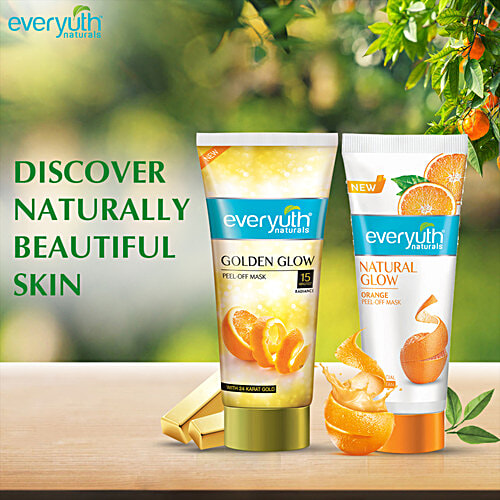Everyuth Naturals Golden Glow Peel-off Mask, 25 g Tube 