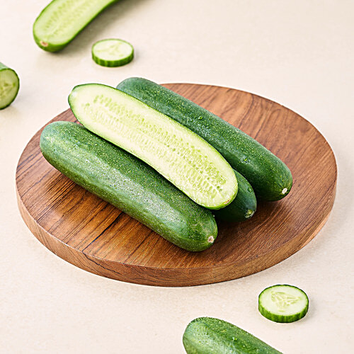 fresho! English Cucumber - Organically grown (Loose), 250 g  