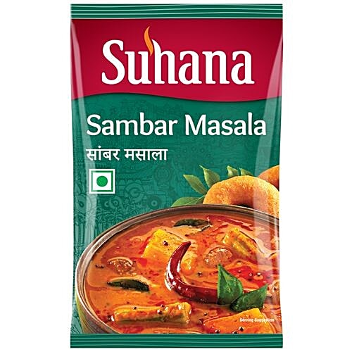 Suhana Masala - Sambar, 200 g  No Artificial Flavours, Colours & Preservatives