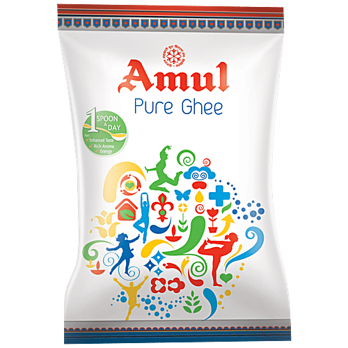 Amul Ghee/Tuppa, 500 ml Pouch 