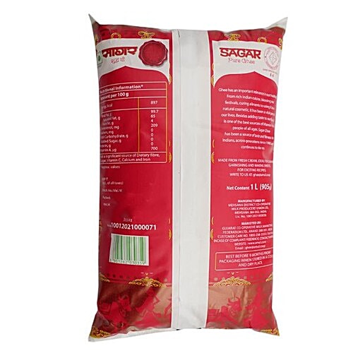 Sagar  Ghee/Nei, 1 L Pouch 