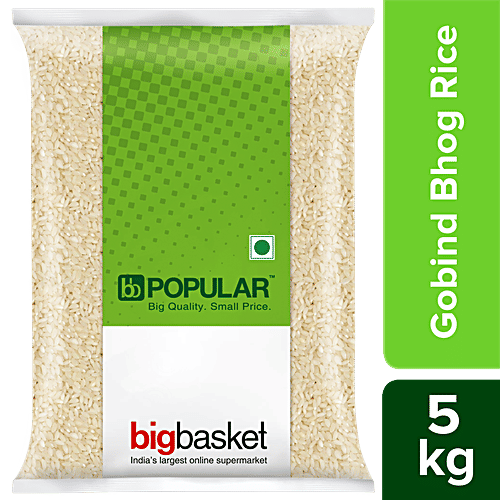 bb Popular Gobind Bhog Rice/Chawal/Chall, 5 kg  