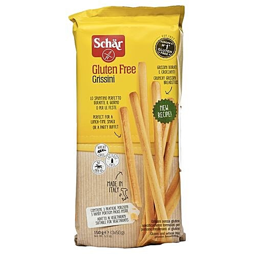 Buy Schar Gluten Free Grissini Bread Sticks Crunchy & Wheat Free