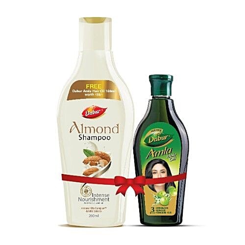Dabur Almond Shampoo - Shiny Hair, 200 ml