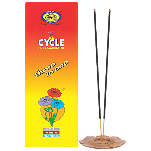 Cycle Three in One Agarbathis, 280 g 204 Sticks 