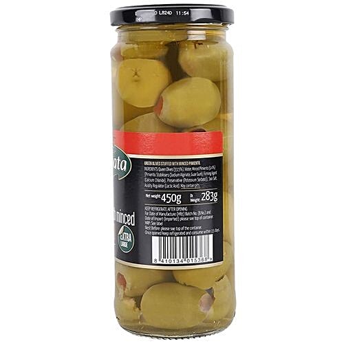 Fragata Olives - Spanish Green Stuffed With Minced Pimiento kings, 450 g  