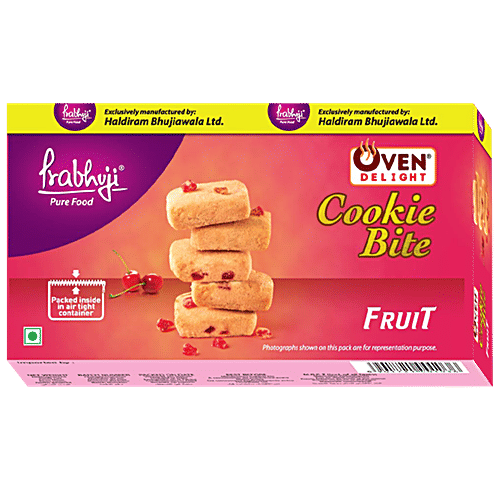 Prabhuji Pure Food Oven Delight Fruit Cookie Bite, 400 g  