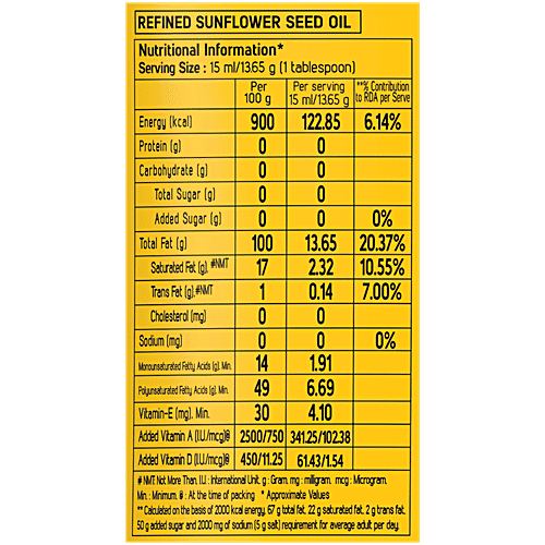 Aadhaar Refined Sunflower Oil, 800 g Pouch