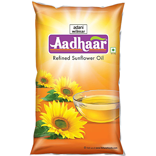 Buy Aadhaar Refined Sunflower Oil 1 Ltr Online at the Best Price of Rs