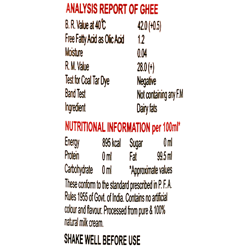 Buy Gold Touch Ghee Cow 200 Ml Online at the Best Price of Rs 159