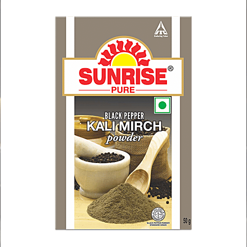 Buy Sunrise Powder Black Pepper 50 Gm Online at the Best Price of Rs 77