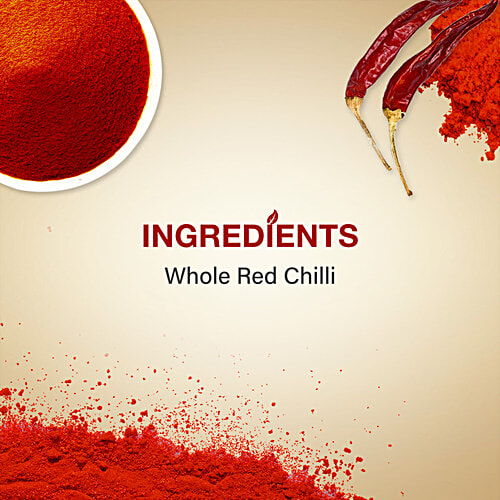 Sunrise Pure Pure Kashmiri Red Chilli Powder, Kashmiri Mirch Powder, 50 g  
